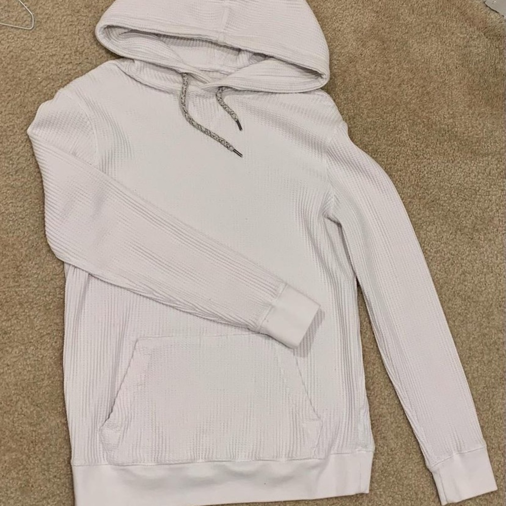 Unisex White hoodie